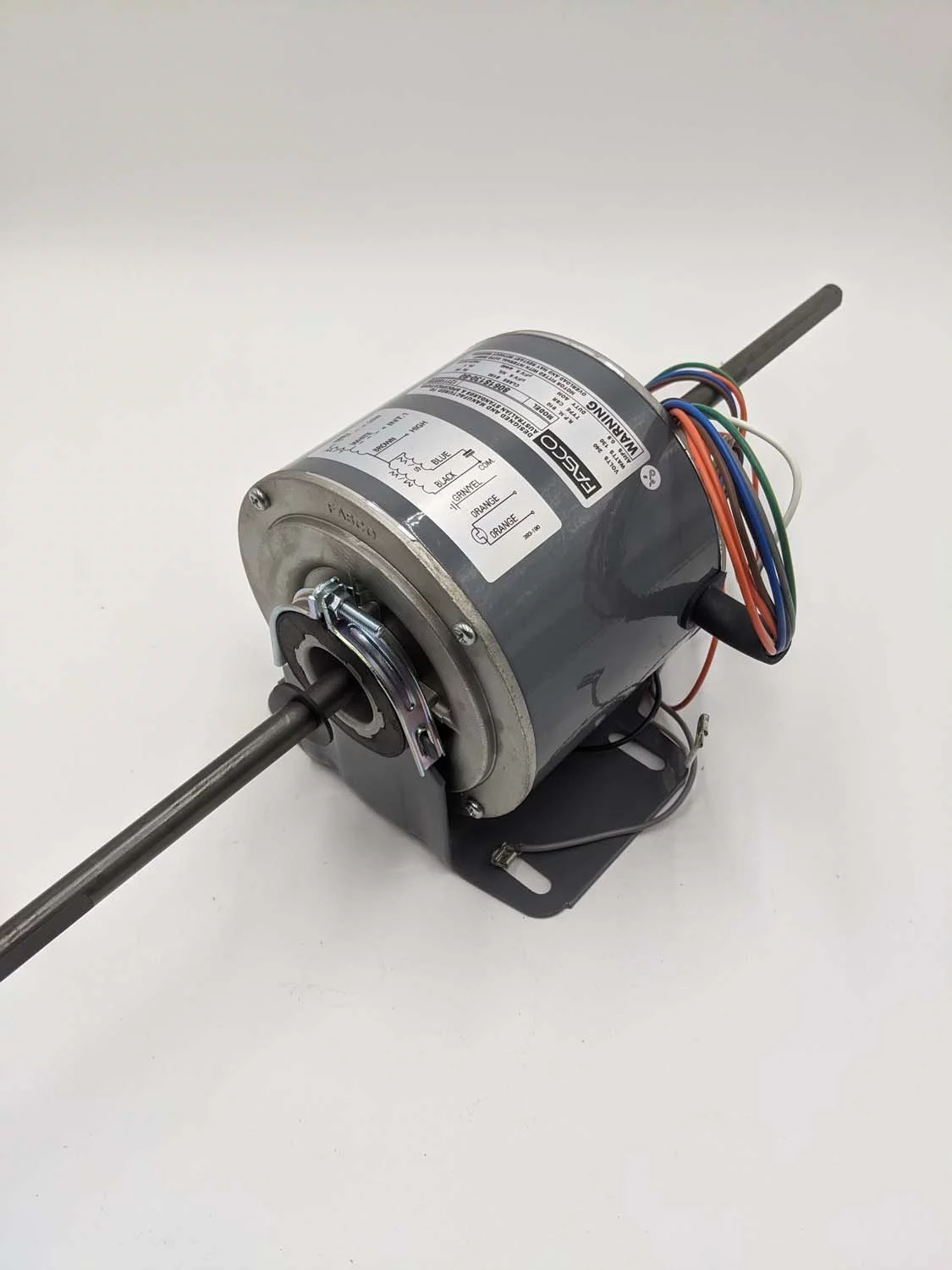 Fasco HVAC Replacement Motors Twin Shaft Fan Motors